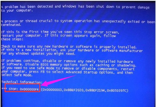 Windows藍(lán)屏代碼故障0x000000f4的5大原因！